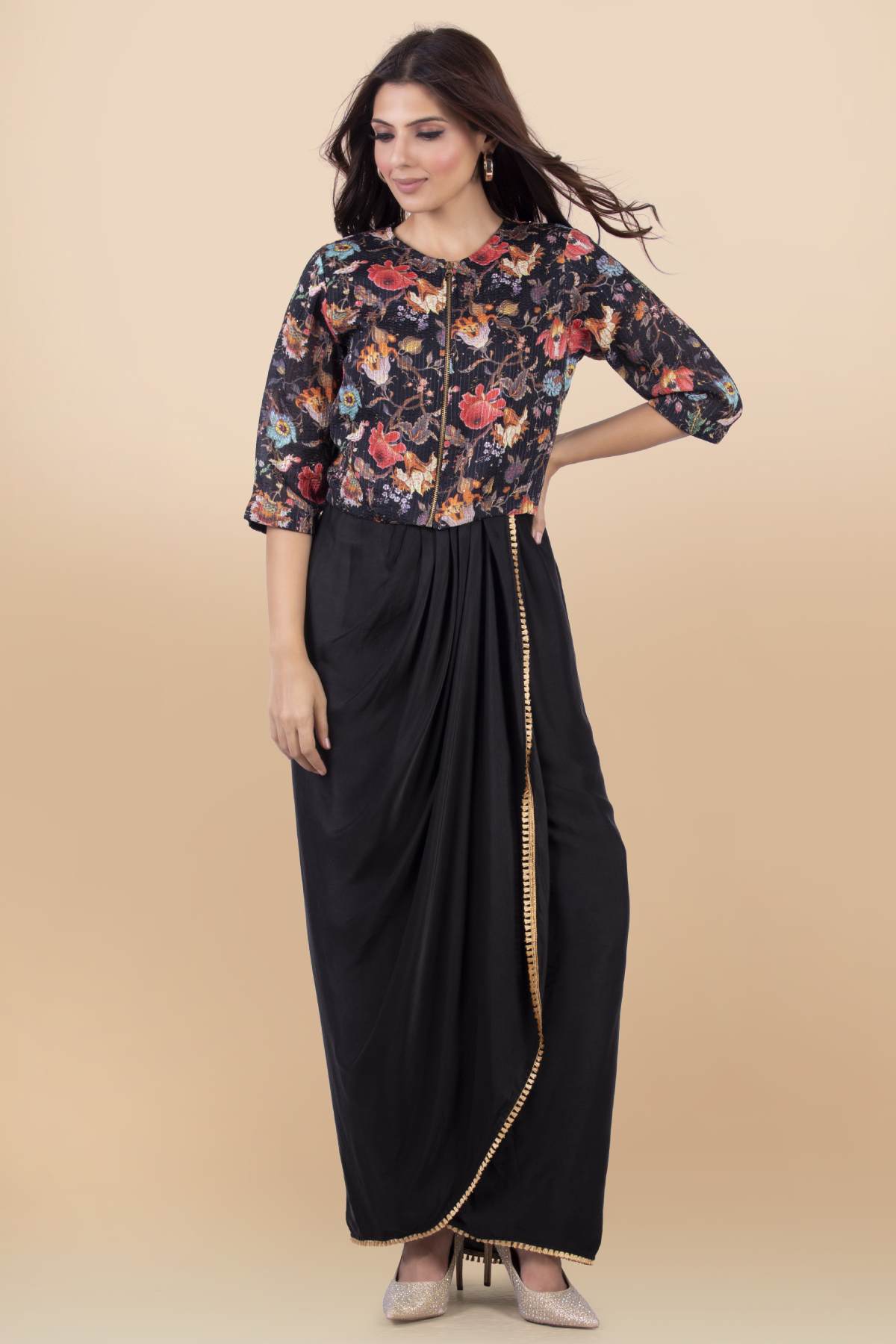 Buy Self Stitched Jacket Set for Women Online